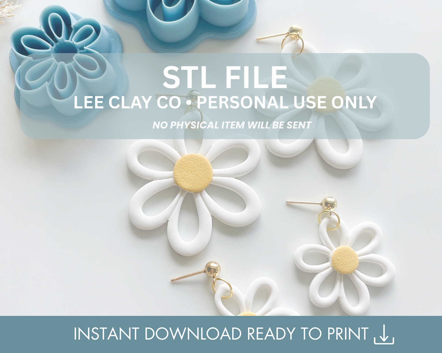 Hollow Daisy No.3 STL File (2 sizes)