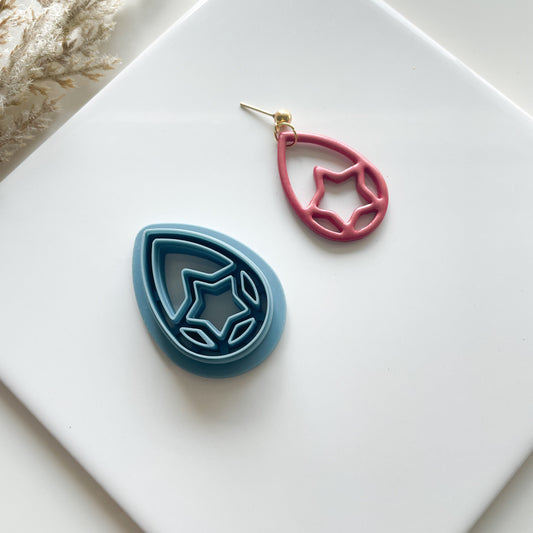 Star Teardrop Clay Cutter