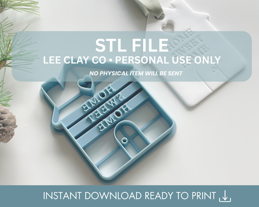 Home Sweet Home Ornament STL File