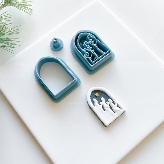 Nativity Scene Clay Cutter