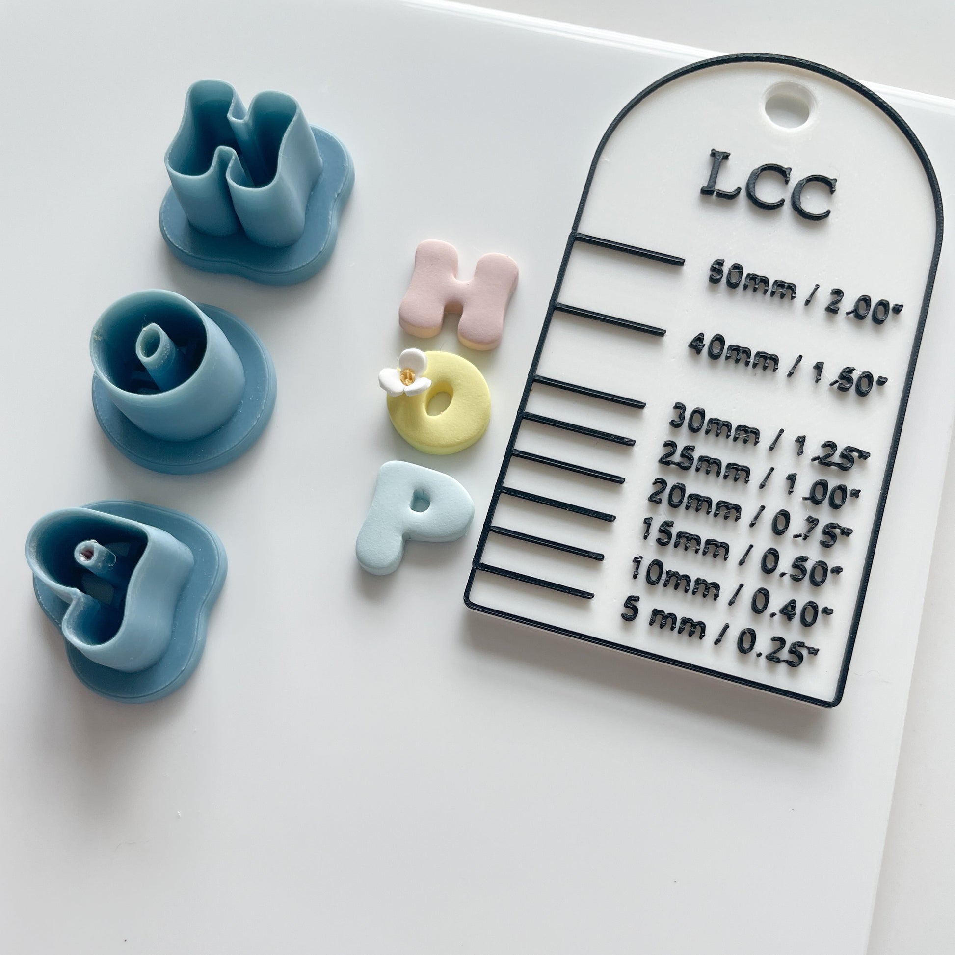 HOP Bubble Letters Clay Cutter