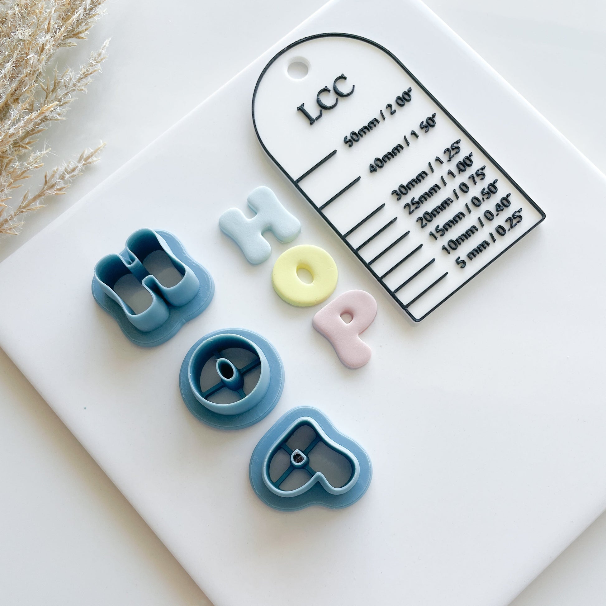 HOP Bubble Letters Clay Cutter