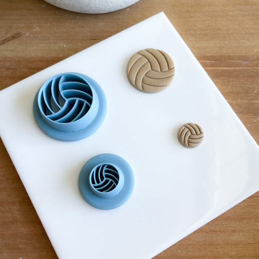 volleyball polymer clay cutter 