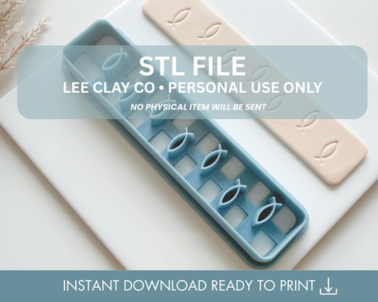 Ichthys Fish Bookmark STL File