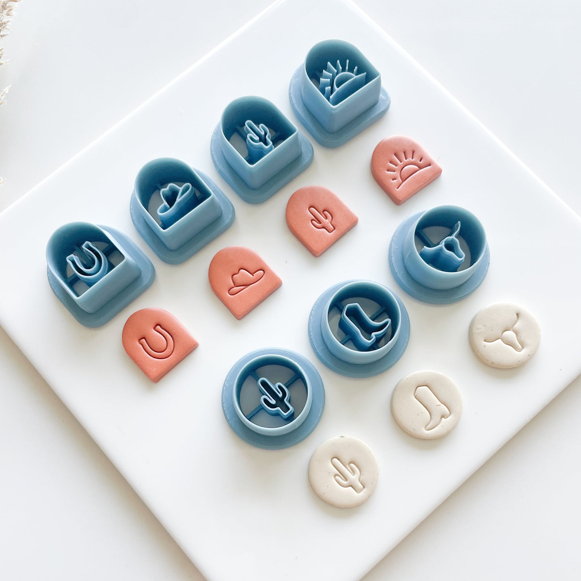 Boho Western Clay Cutter Studs