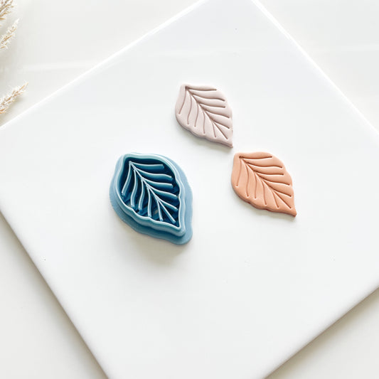 Leaf Shape Clay Cutters, Polymer Clay
