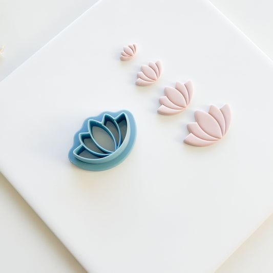 Lotus Flower Clay Cutter
