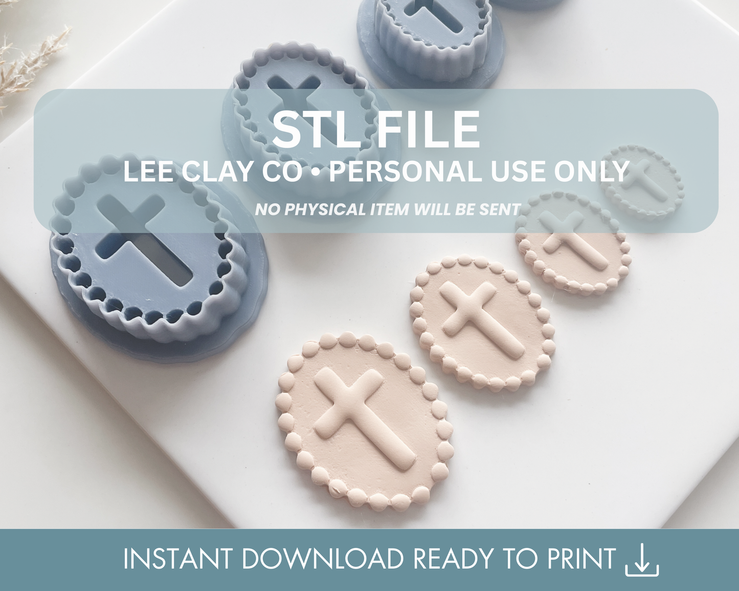 Oval Beaded Cross No.2 (4 sizes)