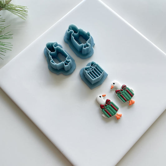 Present Goose Clay Cutter