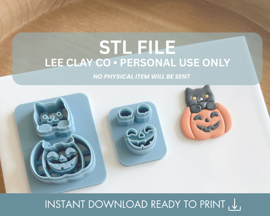 Pumpkin Cat STL File