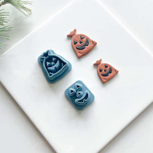 Pumpkin Leaf Bag Clay Cutter