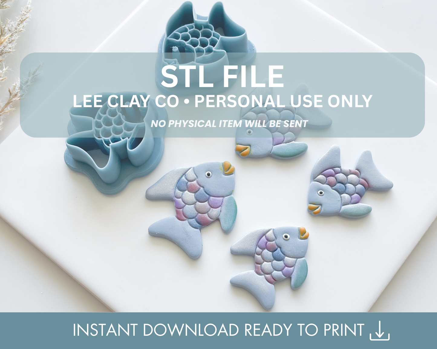 Colorful Fish Bundle STL File (2 sizes & mirrored set)
