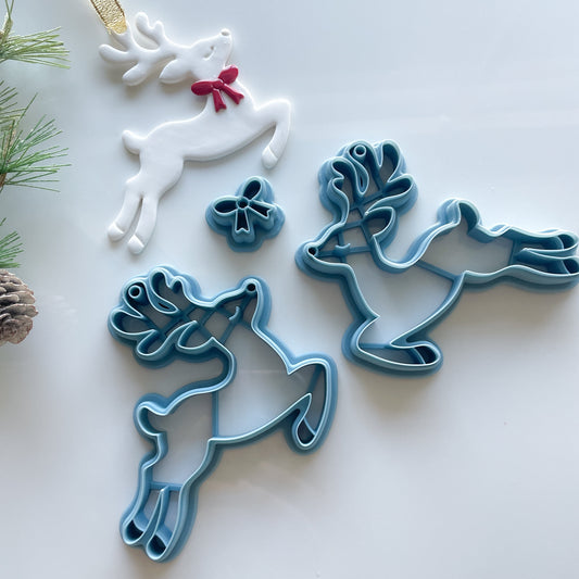 Reindeer Ornament Clay Cutter