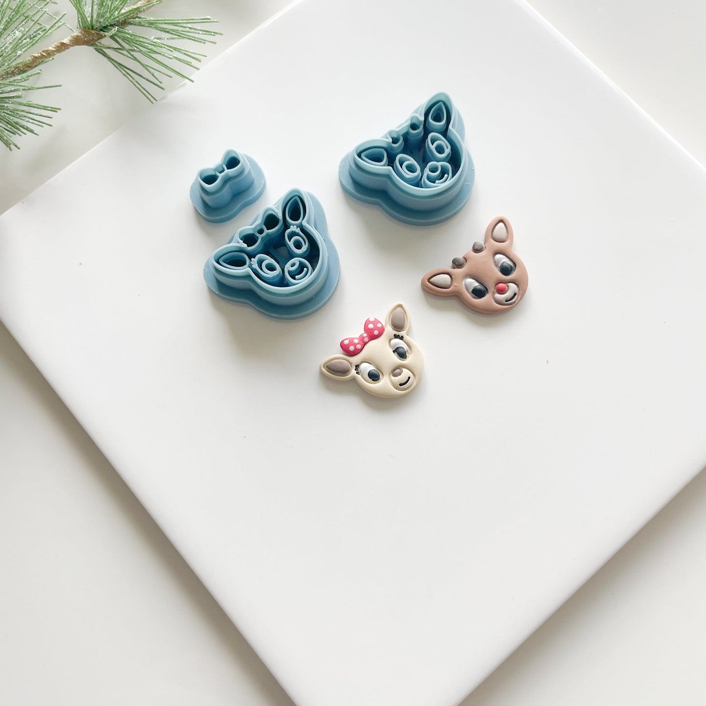 Reindeer Deer clay cutter