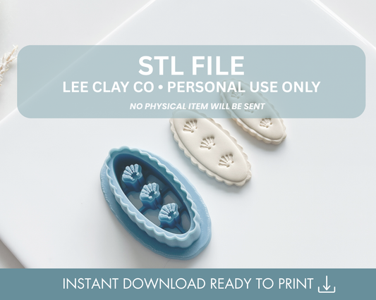 scallop shell clay cutter