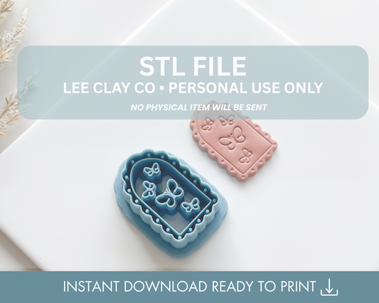 Scalloped Arch Butterfly STL File