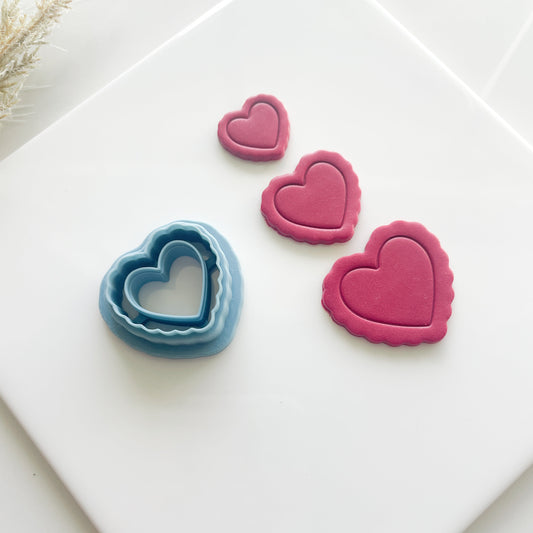 Scalloped Heart Clay Cutter