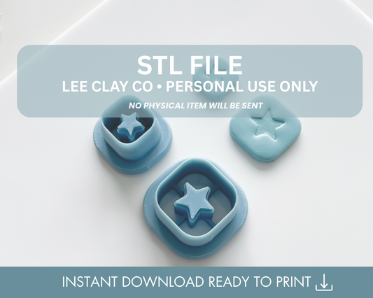 Square Star STL File (2 sizes)
