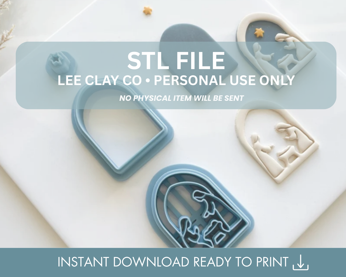 Nativity Arch No.2 Clay Cutter STL File